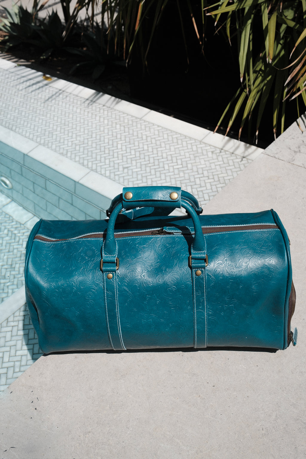 The Ice Blue Western duffle
