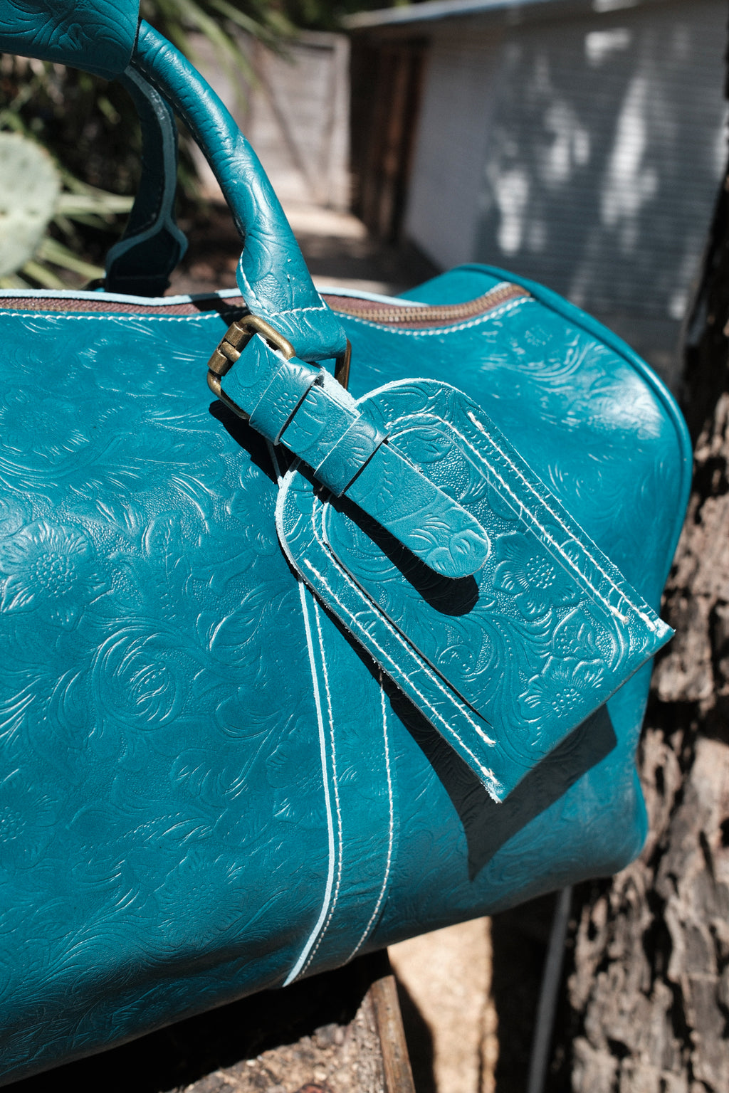 The Ice Blue Western duffle